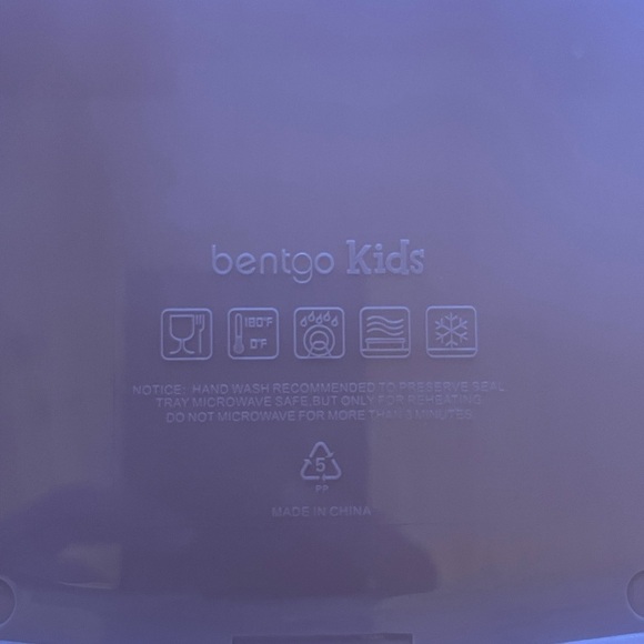Bentgo Leak-Proof 5-Compartment Bento-Style Lunch Box, Kids, Purple - Picture 7 of 9